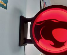 ThunderCats Inspired LED Light Box Sign, Retro 80s Cartoon Wall Light, Gaming Room Decor, Man Cave Sign, TV Nostalgia Gift