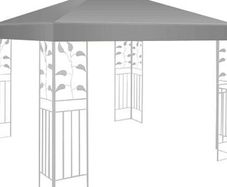 Gazebo canopy replacement covers 3m x 3m,Outdoor Waterproof