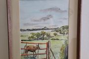 "Dublin Bay from Howth" Watercolour by Michael Walsh - Signed and dated