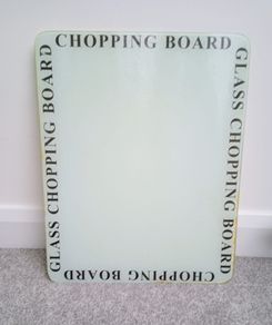 Large Glass Cutting Board / 2 Available