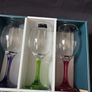 Newgrange Living Set of 6 Rainbow Coloured Stem Wine Glasses Image 5
