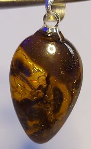 Australian Koroit Boulder Opal Pendant 7.45 ct on 925 Silver