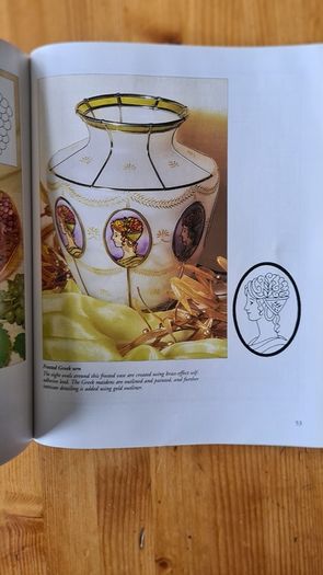 Classic Glass Painting. By Judy Balchin. Inspiration From  The Past. In Good Condition. Large Volume Paperback.