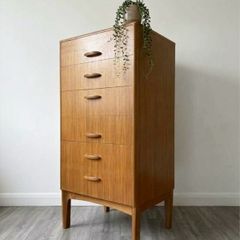Vintage Retro Mid Century Tallboy/Chest of Drawers
