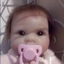 Soft Silicone Vinyl Reborn Dolls Baby Girl 22 inch 55 cm Magnetic Mouth Lovely Lifelike Cute Toy That Look Real Newborn Handmade Birthday Xmas Gift (FREE POSTAGE) Image 6
