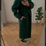 Green Winter Coat Size Uk 10 Image 2