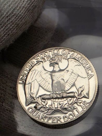 USA United States Silver Proof 1964 Washington Quarter 25 Cent
