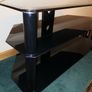 New heavy glass tv stand. Image 2