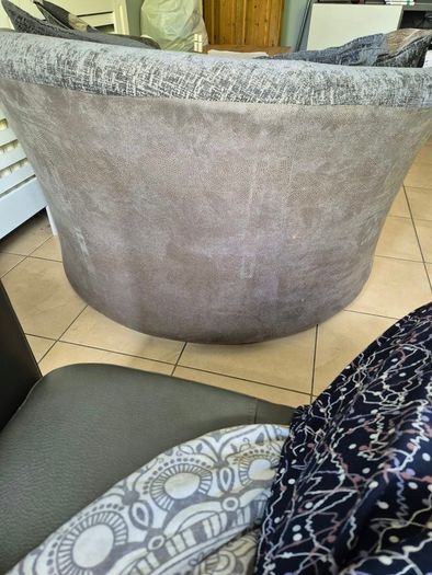 Couch with leg rest