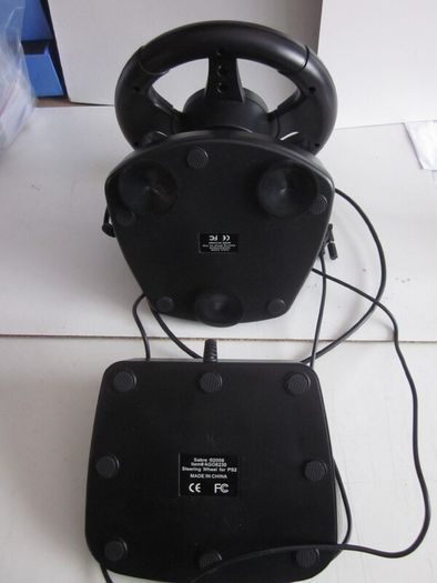 PS2 Sabre AG08230 Compact Steering Wheel & Pedals