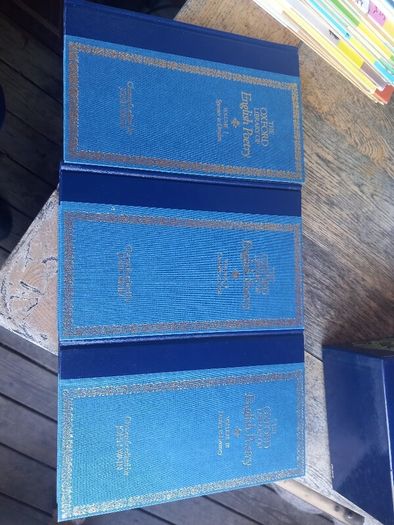 Oxford Library of English Poetry, x3, hardback, D18 post 8e, as new