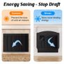 Fireplace Blocker Blanket Fireplace Blocker Cover Save Energy Fireplace Draft Stopper Fireplace Vent Cover for Block Cold Air from Fireplace Vent Stops Overnight Heat Loss    Jomewory Fireplace Blocker Blanket Fireplace Blocker Cover Save Energy Fireplace Image 4