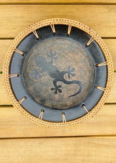 Indonesian Folk Art Plate
