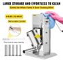 Sausage Stuffer 3L/7Lbs Sausage Maker with 5 Filling Nozzles Manual Sausage Stuffing Machine 2 Optional Speed Vertical Sausage Maker Kit For Home & Commercial Use Stainless Steel (FREE SHIPPING) Image 5