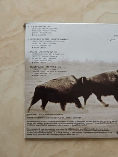 U2  2cd + Dvd  - The Best Of 1990-2000