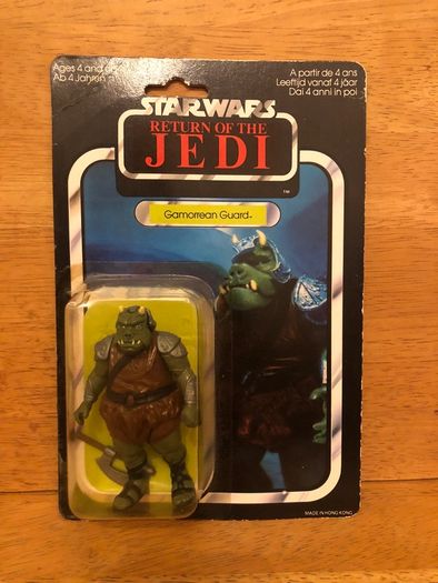 Vintage Star Wars Gamorrean Guard Carded