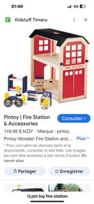 New Pintoy Wooden Fire Station