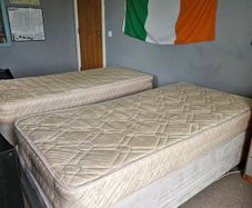 Single beds x 2 and matresses