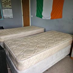 Single beds x 2 and matresses