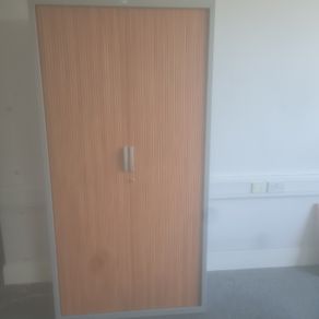 2 metre executive metal tambour storage cabinets