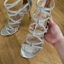 Aldo Silver Diamante Heels Image 2