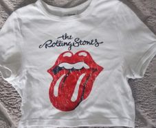 ladies rolling stones top