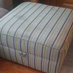Large pouffe