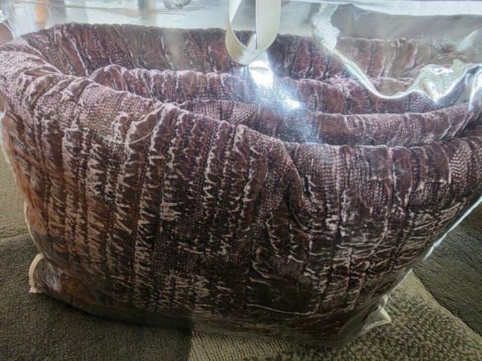 new purple throw