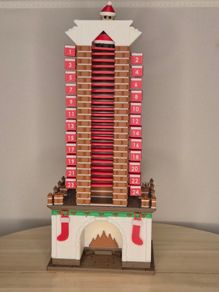 Santa Chimney Advent Calendar