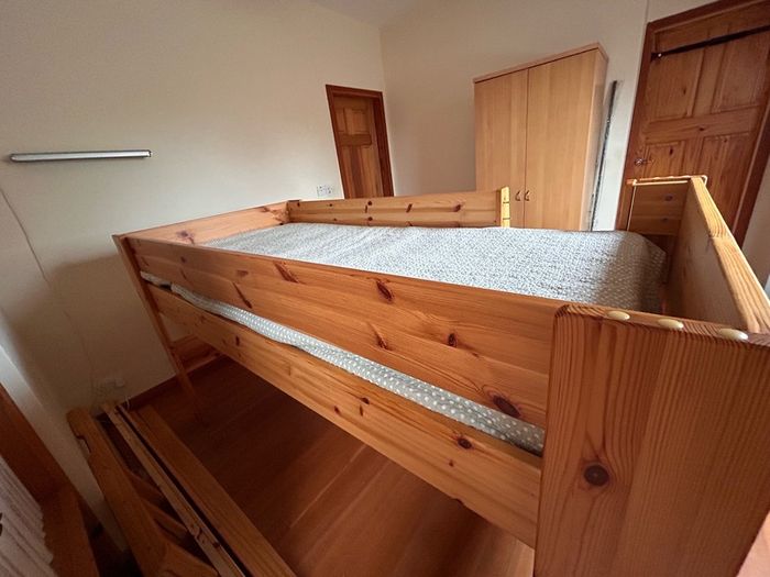 Mid sleeper Scandinavian Pine- Bunk bead, High Single Bed