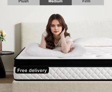 Small Double Mattress, 22CM Gel Memory Foam Pocket Sprung Mattresses
