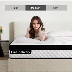 Small Double Mattress, 22CM Gel Memory Foam Pocket Sprung Mattresses