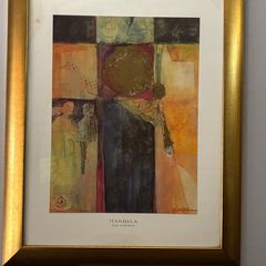 (Move out sell-see my other low priced ads) Framed Print - Mandala by Joan Colbourn