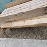 Outdoor Rustic Table with 2 benches Image 3