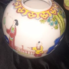 A Beautiful Old Chinese Famille Ginger or Rose Jar