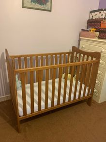 Wooden cot