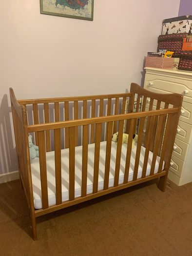Wooden cot