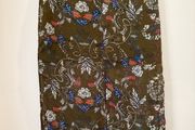GLAMOROUS Sheer Khaki Floral Skirt Size S!