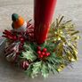 Traditional Christmas Log Candle Image 2