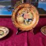 3 Piece Antique Hose St. Pottery 8.5 Inch Diameter Orchard Gold Starter / Salad / Breakfast Plate Made in England Image 2