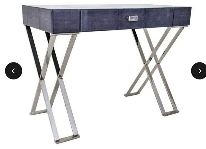 RV Astley Shagreen Glass Dressing Makeup Table rrp 1400