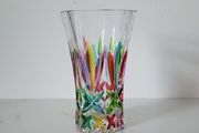 Vintage Due Zeta art glass vase