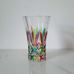 Vintage Due Zeta art glass vase