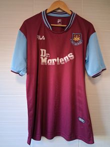 West Ham United Jersey. Official Fila Mens Home Jersey From Seasons 2001/2003. Authentic Original From The Time. Collect In Dublin Or Receive Via Post.