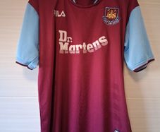 West Ham United Jersey. Official Fila Mens Home Jersey From Seasons 2001/2003. Authentic Original From The Time. Collect In Dublin Or Receive Via Post.