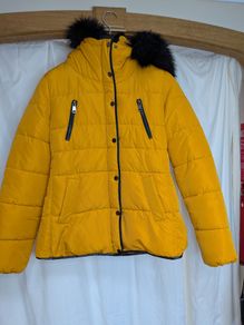 Tommy Lynn London Yellow Padded Jacket UK 12