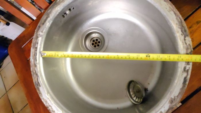 Premium Stainless Steel round sink & drainer