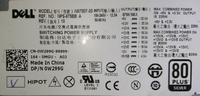 Dell / Alienware N875EF-00 875W PSU (faulty)