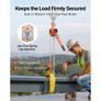 Manual Lever Chain Hoist, 1-1/2T 1500KG Capacity Heavy Duty Come Along, 3M Lift G80 Alloy Steel Chain With Dual Pawl Mechanical Brake, Image 3
