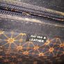 Rattan And Leather Shoulder satchel Handbag Image 9